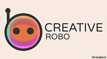 PSD Логотип - Креативный робот