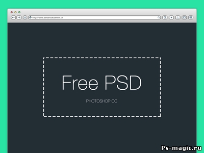 PSD браузеры - Макеты браузеров для оформления дизайнов
